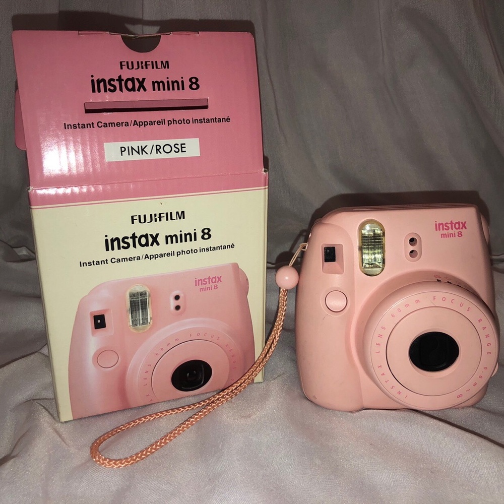 Rose pink polaroid WITH film & original box